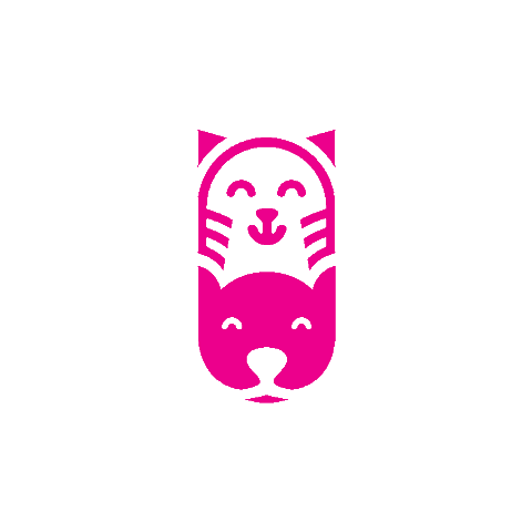 Cat Dog Sticker by Barut Hotels