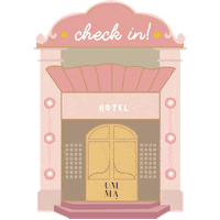 ummamy pink travel blue fly Sticker