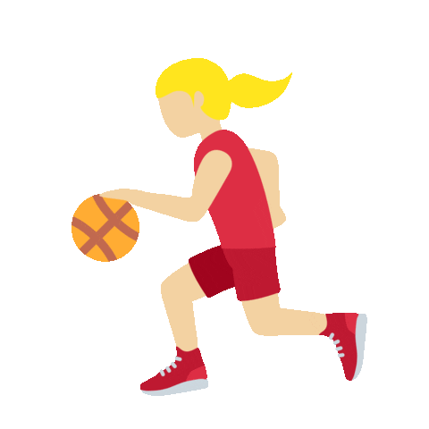 emojivid woman emoji ball bouncing Sticker