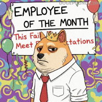 Sad Employee Of The Month GIF by Doge Pound