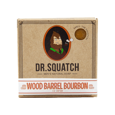 Wood Barrel Sticker by DrSquatchSoapCo