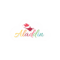 Aladdinkociky logo aladdin stroller lampa Sticker