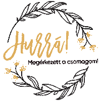 Hurra Sticker by Virágbuborék Műhely