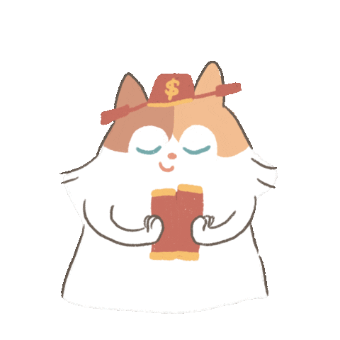Cat 新年快樂 Sticker
