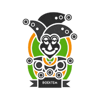 Boektem carnaval boektem Sticker