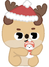 Santa Hat Christmas Sticker