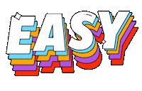 Happy No Problem Sticker by Mat Voyce