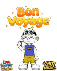 Au Revoir Goodbye Sticker by Zhot