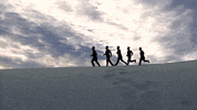 merge records running GIF by Wye Oak