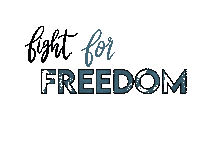 artventureboutique freedom end it fight for freedom freedom fighter Sticker