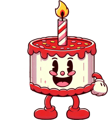 Geburtstagsbanner24 giphyupload birthday flowers cake Sticker