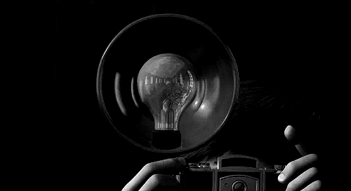 taking picture flash GIF