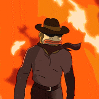 Walk Away On Fire GIF by Ponke