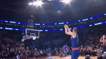 kristaps porzingis basketball GIF by NBA
