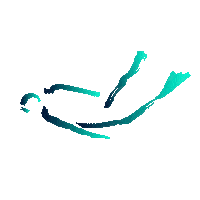 thescubashow california dive scuba scuba diving Sticker