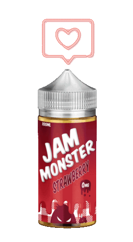 strawberry jam love Sticker by Jam Monster Liquids