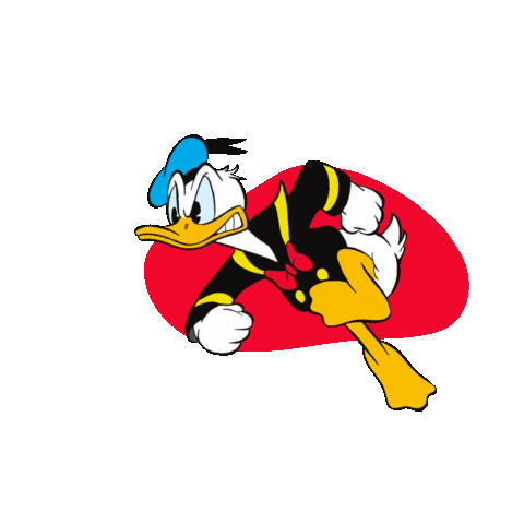 Angry Donald Duck Sticker by Disney Europe