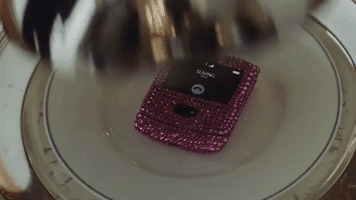 Phone On A Plate