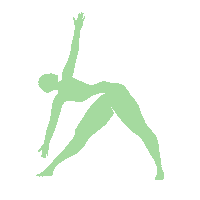 Triangle Pose Trikonasana Sticker by 4F_official