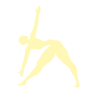 Triangle Pose Trikonasana Sticker by 4F_official