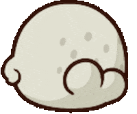 arimoha shake shark seal hip Sticker