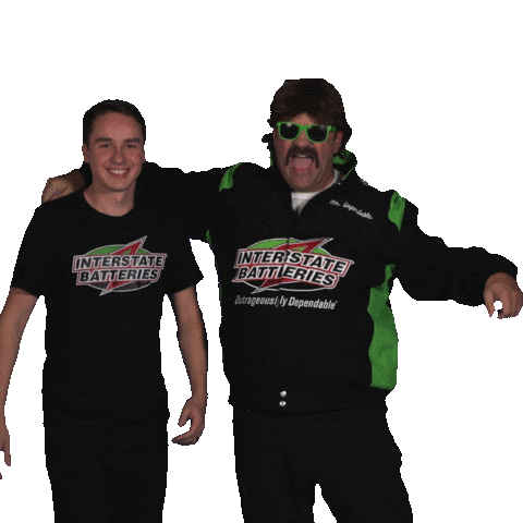 Christopher Bell Hug Sticker by Interstate Batteries