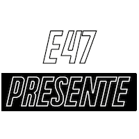 E47 Presente Sticker by E47 RECORDS