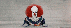 tim curry clown GIF