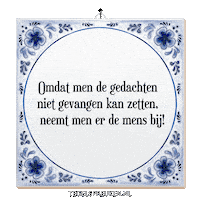 Spreuk Reflectie Sticker by Tegelspreuken.nl