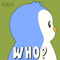 Who Is It What GIF by Pudgy Penguins