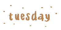 Orange Tuesday Sticker