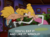 hey arnold nicksplat GIF