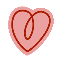 BarbaraCirri love heart palpitate Sticker