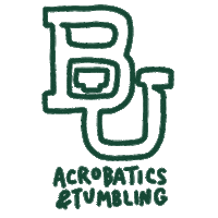 Tumbling Baylor Bears Sticker by Baylor Athletics
