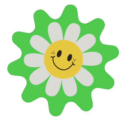 Flower Smile Sticker