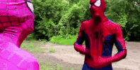 spiderman GIF by Webs & Tiaras