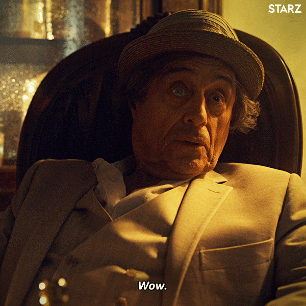 americangods wow season 2 starz wednesday GIF