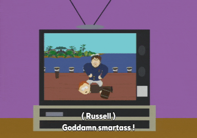 excited russell crowe GIF by South Park 