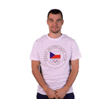 Waving Czech Republic Sticker by Český olympijský tým