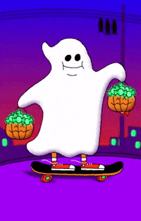 Skating Trick Or Treat GIF by Juan Billy