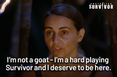 Goat I Deserve It GIF by Australian Survivor
