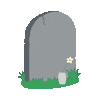 Halloween Im Dead Sticker by Ange Devery