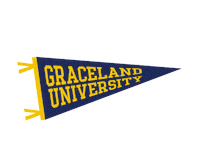 GracelandUniversity graceland university we are graceland graceland yellowjackets Sticker