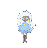 piragnanimacion luna agua azul animacion Sticker