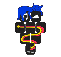 cat fun Sticker by Darruda