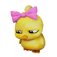 Sad Pink Sticker by Atrium.art