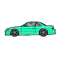 Drifting Nissan Silvia Sticker by ImportWorx