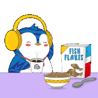 Good Morning Sticker by Pudgy Penguins