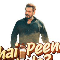 Salman Khan Tea Sticker by Nadiadwala Grandson