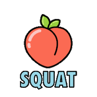 peach Sticker by Derrimut 24:7 Gym